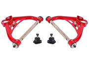 BMR 70-81 Chevrolet Camaro A-Arms Upper Non-Adjustable Delrin Std Ball Joint - Red BMR Suspension Control Arms