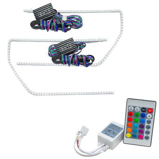 Oracle Ford F-150/Raptor 09-14 Perimeter Halo Kit - ColorSHIFT w/ Simple Controller ORACLE Lighting Headlights