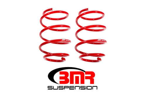 BMR 16-17 6th Gen Camaro V8 Front Performance Version Lowering Springs - Red BMR Suspension Lowering Springs