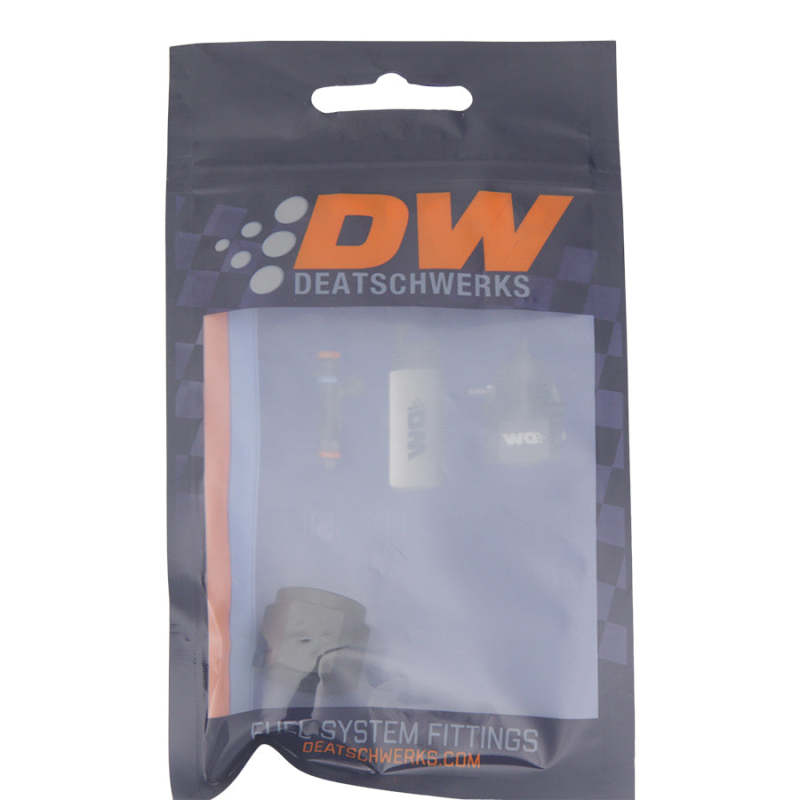 DeatschWerks 6AN Female Flare Cap - Anodized Matte Black DeatschWerks Fitting Caps