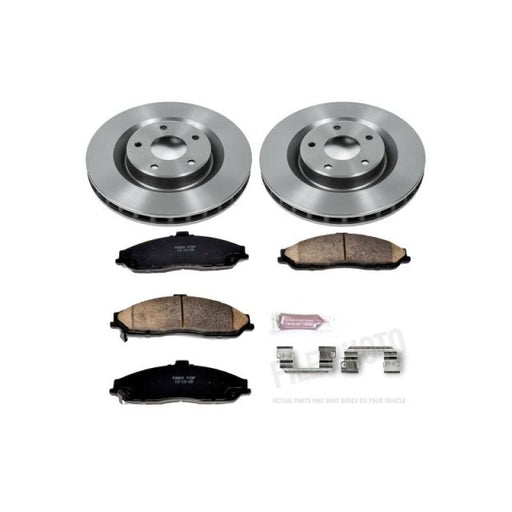 Power Stop 05-07 Cadillac XLR Front Autospecialty Brake Kit PowerStop Brake Kits - OE