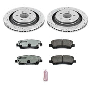 Power Stop 15-19 Ford Mustang Rear Z26 Street Warrior Brake Kit PowerStop Brake Kits - Performance D&S