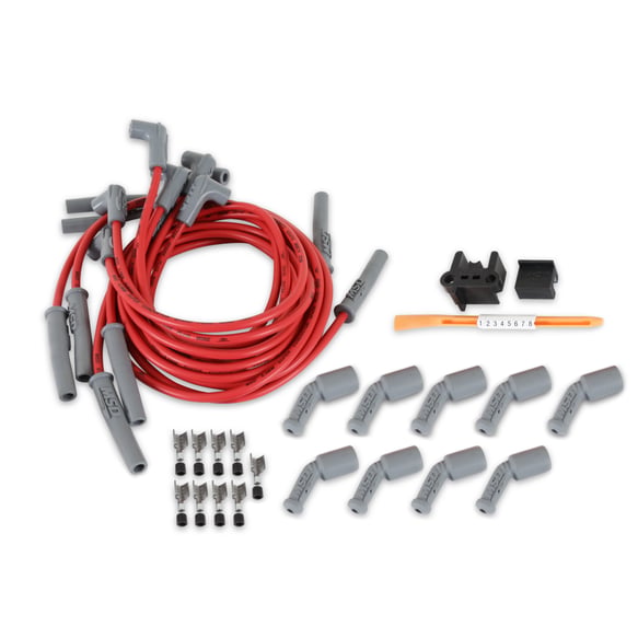 Red Super Conductor Gen III LS-1/3/6 V8, Universal 32079 MSD Autoparts