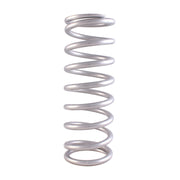 QA1 3-4/5in ID Tapered High Travel Pigtail Spring - 9in Length x 650lbs/in - Silver Powder Coated QA1 Coilover Springs