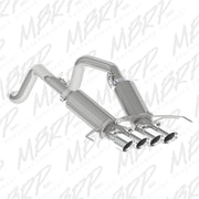 MBRP 14-19 Chevy Corvette V8 6.2L 3in T304 Dual Axle Back w/ 4in Quad Dual Wall Tips MBRP Catback