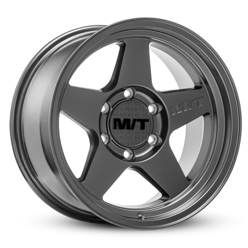 Mickey Thompson Open 5 Black Wheel - 17X9 6X5.5 BP 4.53in BS -12 Offset 108.1mm Bore Mickey Thompson Wheels - Cast