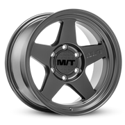 Mickey Thompson Open 5 Black Wheel - 17X9 6X5.5 BP 5in BS 0 Offset 108.1mm Bore Mickey Thompson Wheels - Cast