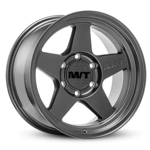 Mickey Thompson Open 5 Black Wheel - 17X9 6X5.5 BP 5in BS 0 Offset 108.1mm Bore Mickey Thompson Wheels - Cast