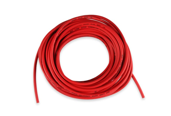 Super Conductor Spark Plug Wire, Red 8.5mm, 50 Ft 34029 MSD Autoparts