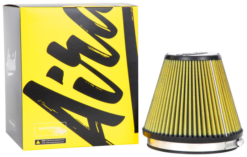 Airaid Universal Air Filter - Cone 6in Flange x 7-1/2in Base x 3-7/8in Top x 6in Height Airaid Air Filters - Universal Fit