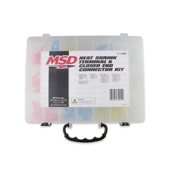 MSD Heat Shrink Terminal Kit 81951 MSD Autoparts