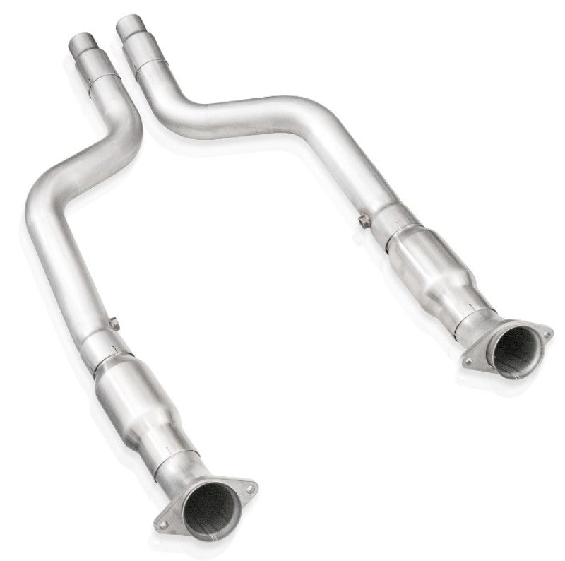 Stainless Works 15-21 Dodge Challenger/Charger 6.2L/6.4L High-Flow Catted Midpipe Kit 3in Stainless Works Connecting Pipes