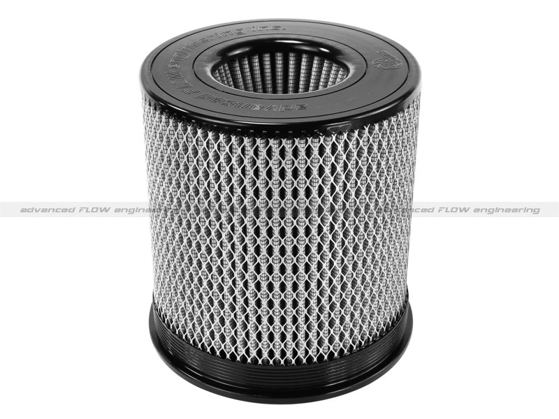 aFe MagnumFLOW Air Filter Pro DRY S 6in Flange x 8 1/8in Base/Top (INV) x 9in H aFe Air Filters - Universal Fit