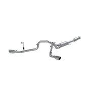 MBRP 2021+ Ford F150 2.7L/3.5L/5.0L 3in Aluminized Steel Cat-Back 2.5in Dual Split Side Exhaust MBRP Catback