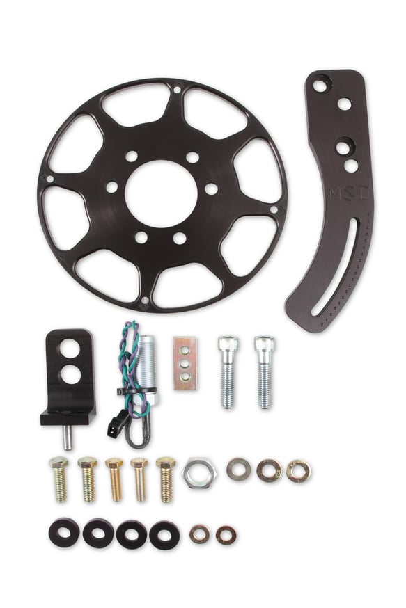 MSD Crank Trigger Wheel Kit - Flying Magnet - BBC - 8 in. 86203 MSD Autoparts