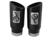 aFe MACH Force-Xp Universal Exhaust Tip 4 IN Inlet x 5 IN Outlet x 12 IN L- Black Tip aFe Tips