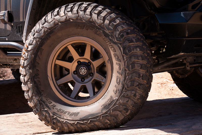 ICON Rebound Pro 17x8.5 6x135 6mm Offset 5in BS 87.1mm Bore Bronze Wheel ICON Wheels - Cast