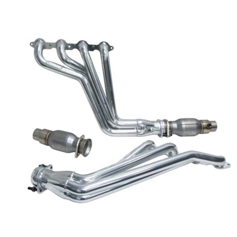 BBK 10-15 Camaro LS3 L99 Long Tube Exhaust Headers With Converters - 1-3/4 304 Stainless 40215 - DSP PERFORMANCE MOTORSPORTS