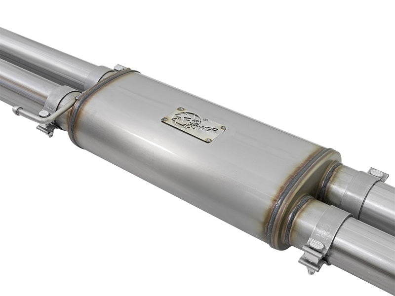 aFe MACHForce XP 3in 409-SS Exhaust Cat-Back 2017 Ford F-150 Raptor V6-3.5L (tt) w/ Black Tip aFe Catback
