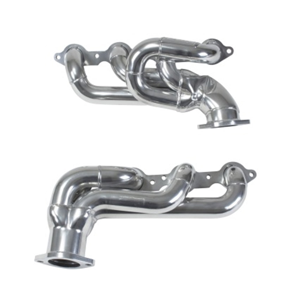 BBK 10-15 Camaro LS3 L99 Shorty Tuned Length Exhaust Headers - 1-3/4 Silver Ceramic 40200