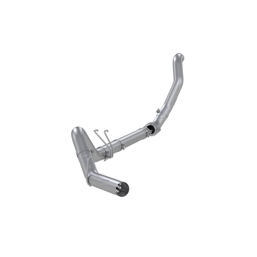 MBRP 08-10 F250/F350/F450 6.4L PS AL Steel 4in Filter-Back Single Side - No Muffler w/ DP MBRP DPF Back