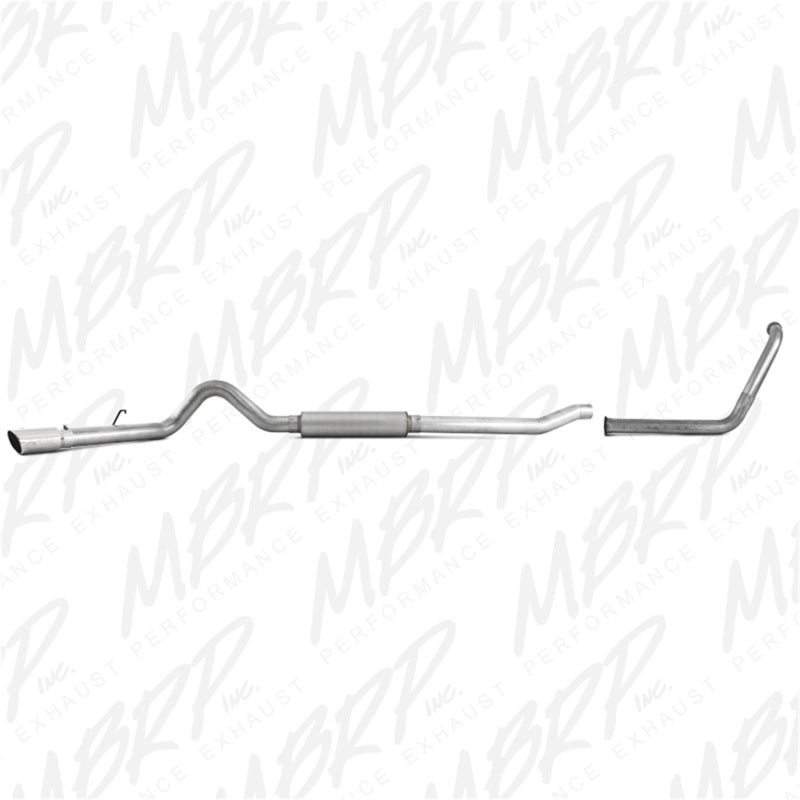 MBRP 2003-2007 Ford F-250/350 6.0L EC/CC Turbo Back Single Side (Stock Cat) MBRP Catback