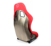 NRG FRP Bucket Seat ULTRA Edition - Medium (Red Alcantara/Pearlized Back) NRG Race Seats