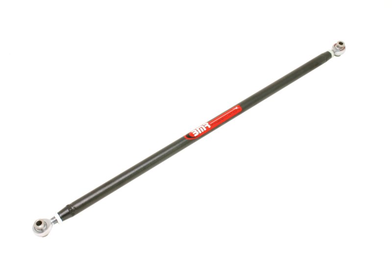 BMR 05-14 S197 Mustang Chrome Moly Panhard Rod w/ Double Adj. Rod Ends - Black Hammertone BMR Suspension Panhard Bars