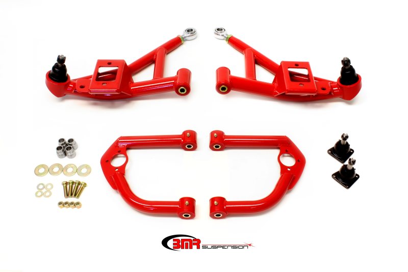 BMR 93-02 F-Body Upper And Lower A-Arm Kit - Red BMR Suspension Control Arms