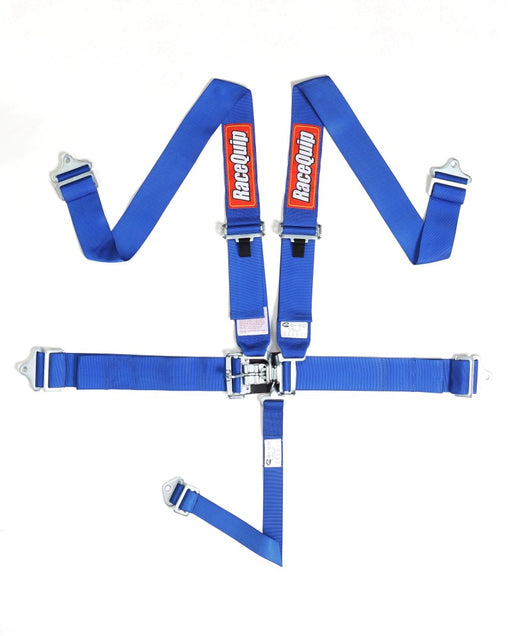 RaceQuip Blue L & L 5pt Seat Belt Racequip Seat Belts & Harnesses