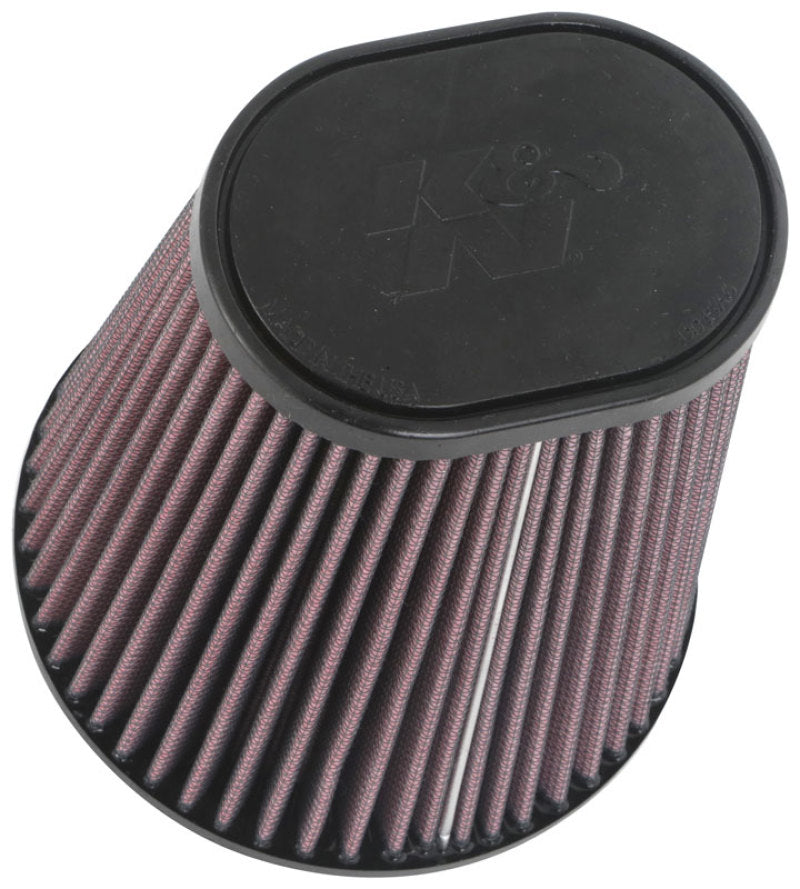 K&N Universal Clamp-On Air Filter 3-1/2in 10 Degree Flange 5-3/4in B 4-1/2in x 3-1/4in T 7in H K&N Engineering Air Filters - Universal Fit