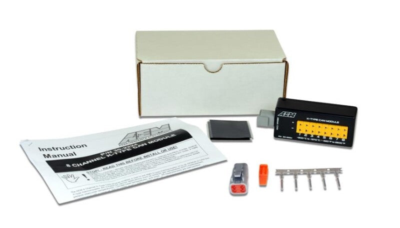 AEM 8 Channel K-Type Thermocouple EGT CAN Module AEM Data Acquisition