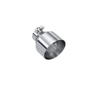 MBRP Universal T304 Stainless Steel Tip 2.5in ID / 5in OD Out / 6.5in Length Angle Cut Single Wall MBRP Tips