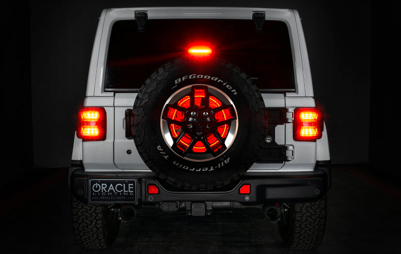 Oracle LED Illuminated Wheel Ring 3rd Brake Light - Red ORACLE Lighting Light Strip LED