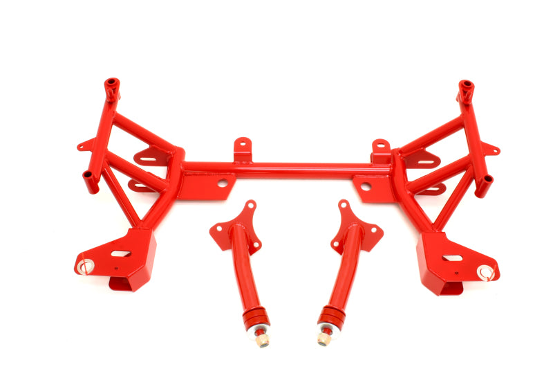 BMR 93-02 F-Body K-Member w/ SBC/BBC Motor Mounts and STD. Rack Mounts - Red BMR Suspension Crossmembers
