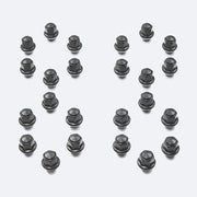 Ford Racing M14 x 1.5 Black Lug Nut - Set of 24 Ford Racing Lug Nuts