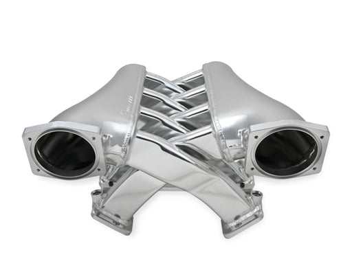 Sniper EFI Fabricated Intake Manifold Dual Plenum 102mm LS3/L92, Rail Kit - Slvr 822241 HOLLEY EFI Autoparts