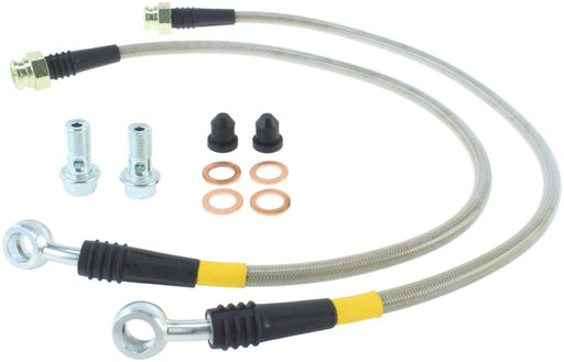 StopTech 14-15 Chevy Corvette Z51 (C7) V8 Stainless Steel Front Brake Lines Stoptech Brake Line Kits