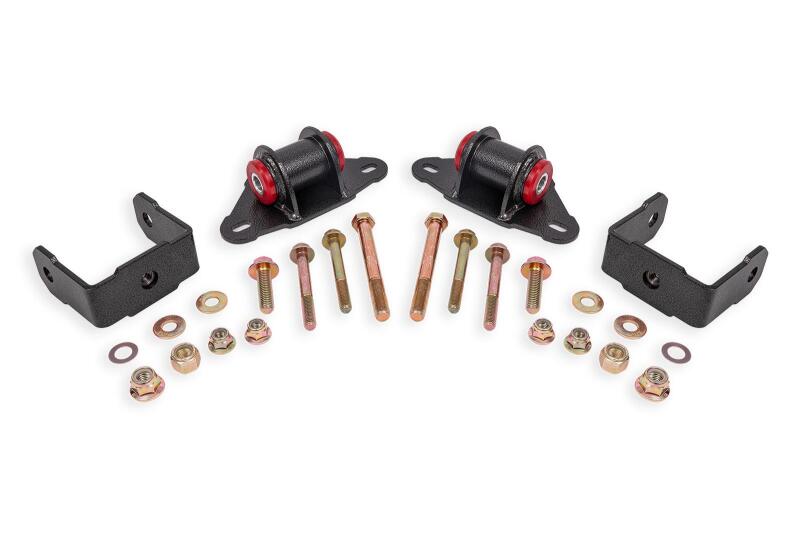 BMR 14-19 Chevrolet Corvette C7 Polyurethane Transmission/Differential Mount - Black Hammertone BMR Suspension Differential Bushings