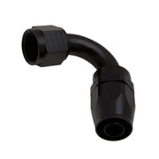 DeatschWerks 10AN Female Flare Swivel 120-Degree Hose End CPE - Anodized Matte Black DeatschWerks Fittings