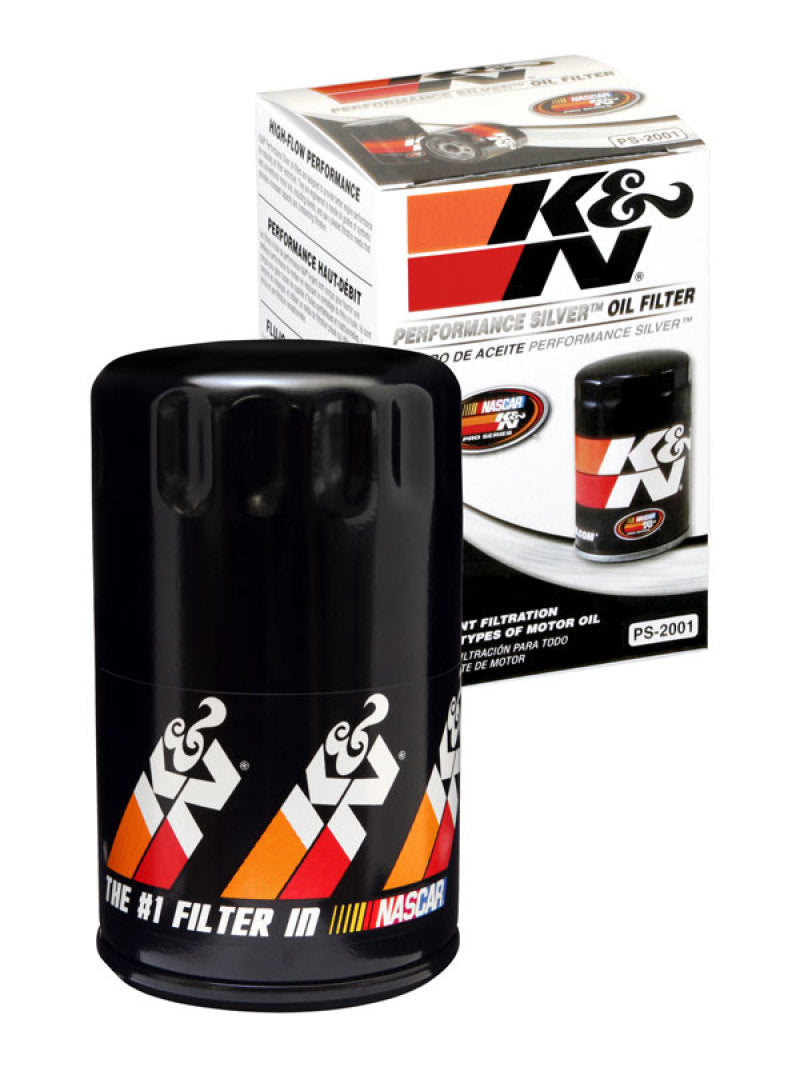 K&N Oil Filter 3in OD x 5.094in H for Buick/Chevrolet/Pontiac/GMC/Oldsmobile/GMC/Cadillac K&N Engineering Oil Filters