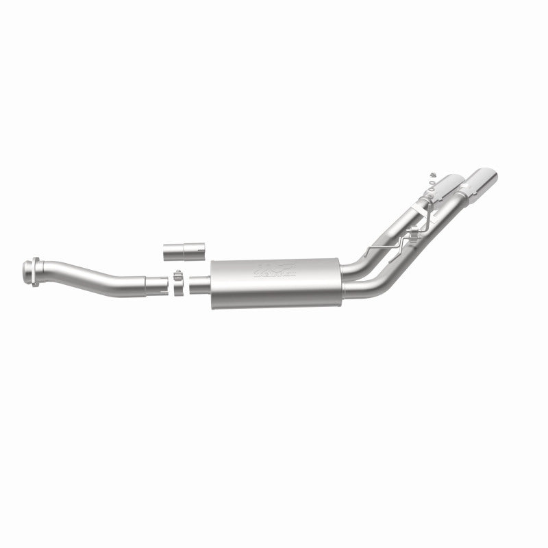 MagnaFlow 11-13 Ford F-150 Pickup Dual Same Side Before P/S Rear Tire Stainless CatBack Perf Exhaust Magnaflow Catback