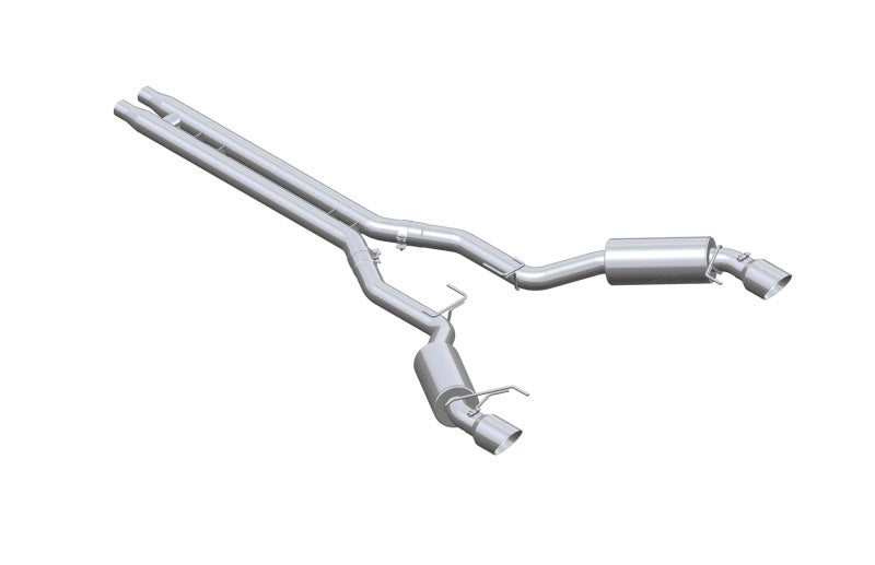MBRP 15-17 Ford Mustang GT 5.0 3in Cat Back Dual Split Rear Race Version 4.5in Tips - T409 MBRP Catback