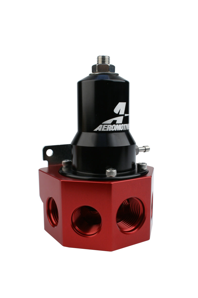 Aeromotive Regulator - 30-120 PSI - .500 Valve - 4x AN-08 and AN-10 inlets / AN-10 Bypass Aeromotive Fuel Pressure Regulators