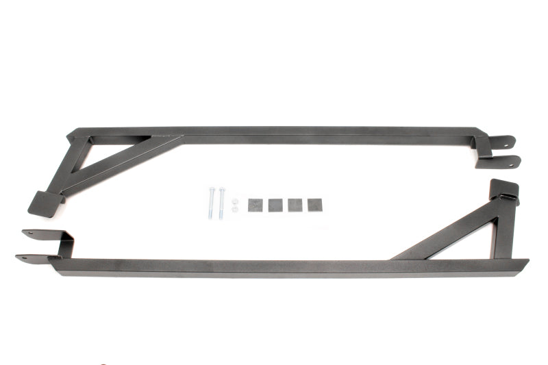 BMR 82-82 3rd Gen F-Body Weld-On Boxed Subframe Connectors (Inside Frame Exhaust) - Black Hammertone BMR Suspension Chassis Bracing