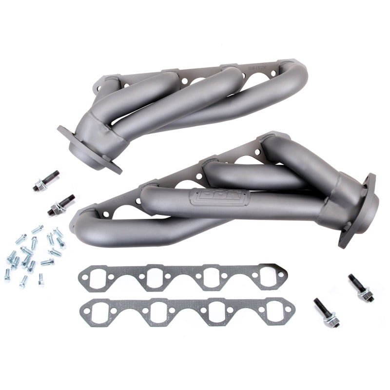 BBK 79-93 Mustang 5.0 Shorty Unequal Length Exhaust Headers - 1-5/8 Titanium Ceramic BBK Headers & Manifolds