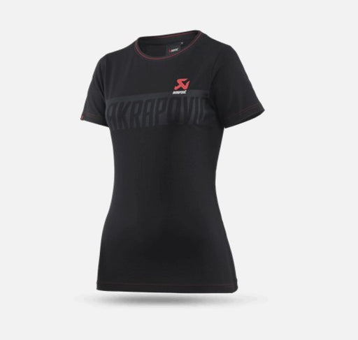 Akrapovic Womens Corpo T-Shirt Black - S Akrapovic Headwear