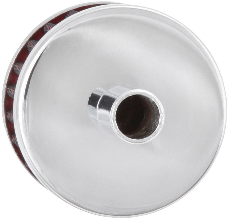K&N Steel Base Crankcase Vent Filter 0.5in Vent OD x 2in OD x 1.5in Height K&N Engineering Air Filters - Universal Fit