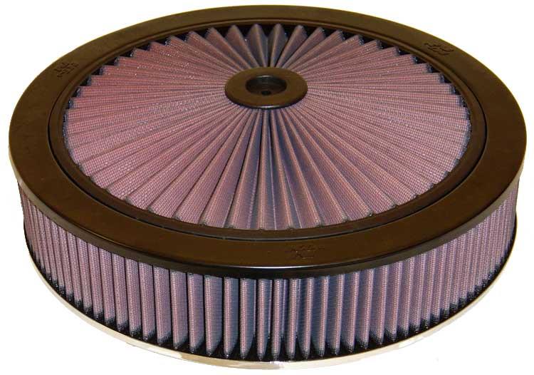 K&N X-Stream Top Filter X-Stream 5.125in Flange 14x3.12in Height 0.875in Drop Base K&N Engineering Air Filters - Universal Fit