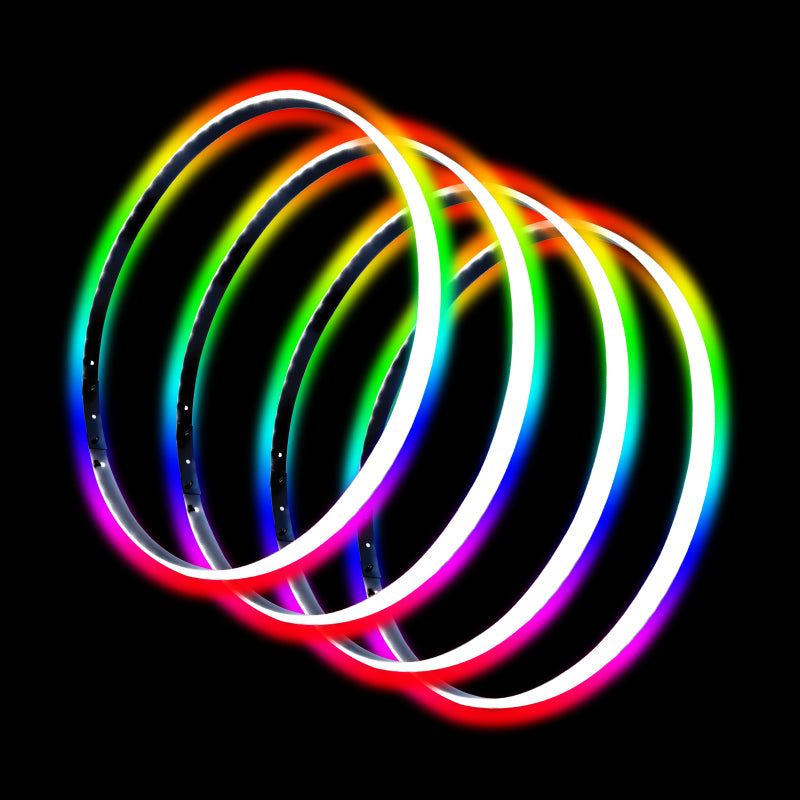 Oracle LED Illuminated Wheel Rings - ColorSHIFT No Remote - ColorSHIFT No Remote ORACLE Lighting Light Strip LED